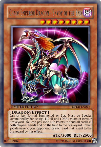 Chaos Emperor Dragon Yu-Gi-Oh! Card