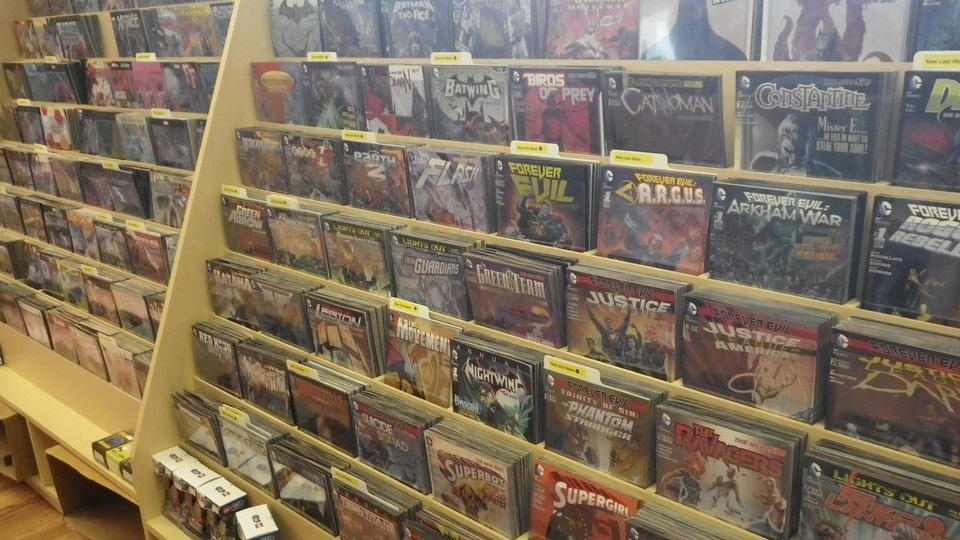 In Store Comic Book Selections